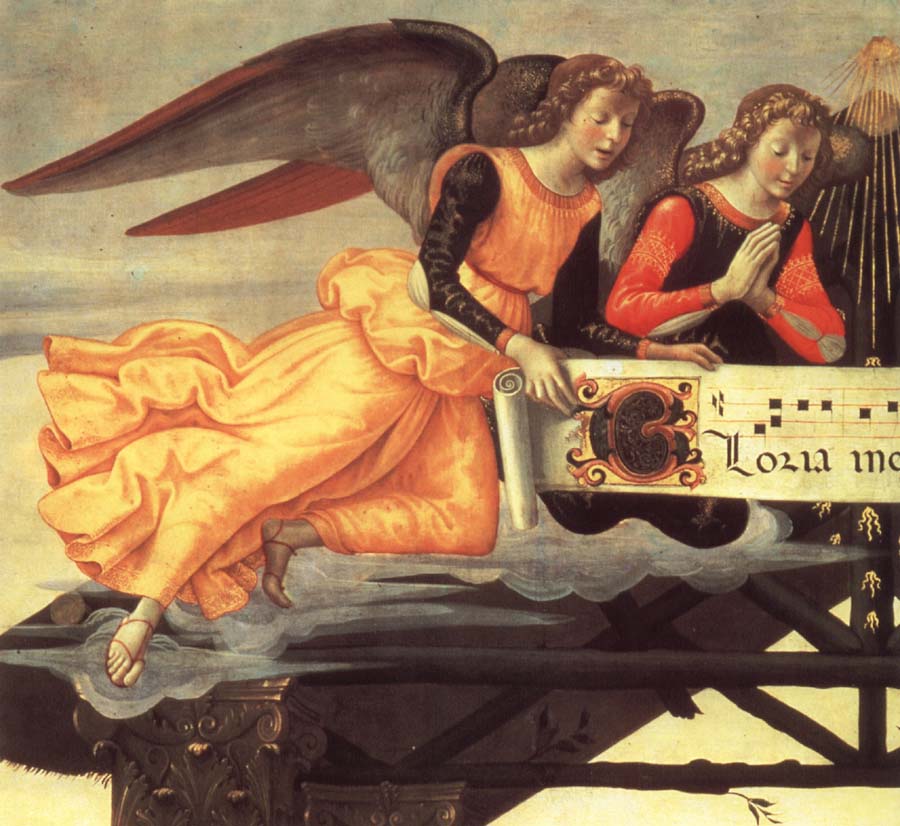 GHIRLANDAIO, Domenico Detail of the Adoration of the Magi